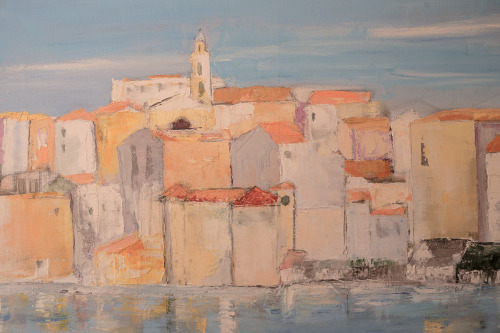 Propriano, huile sur toile, 60 x 80 cm, 2024