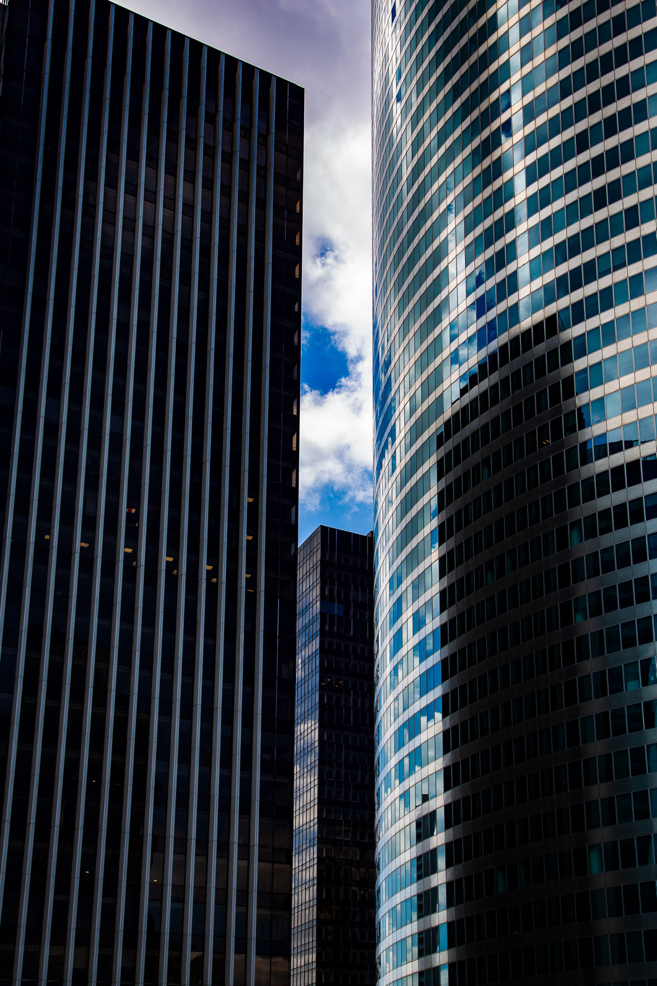 La Défense, Paris, Bleus