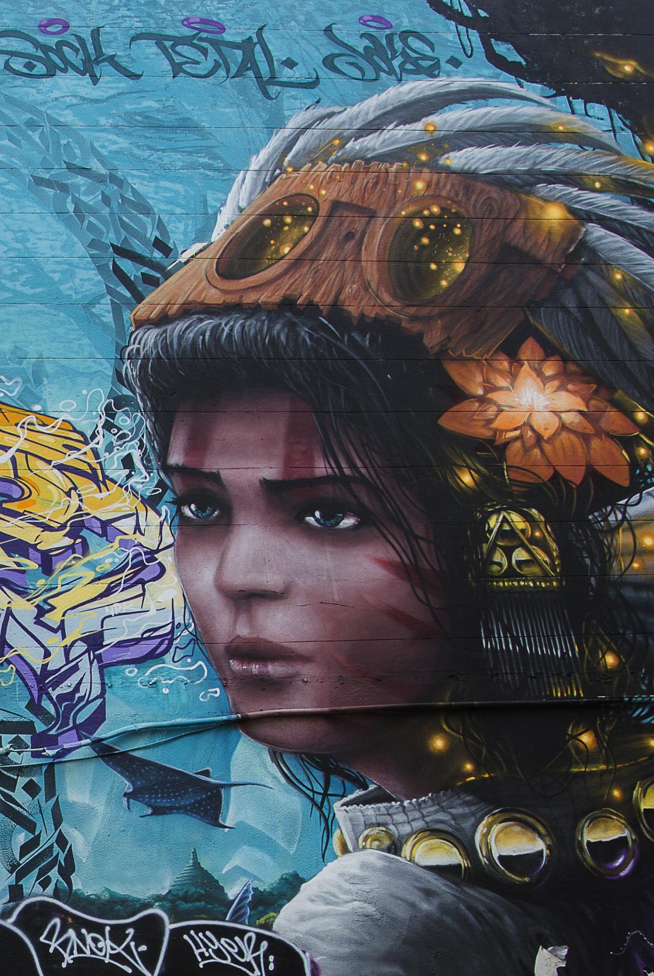 Sur les murs